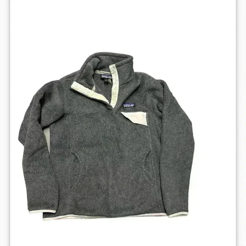 Patagonia grey pullover sweater fleece small women’s